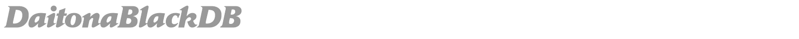 DaitonaBlackDB font preview